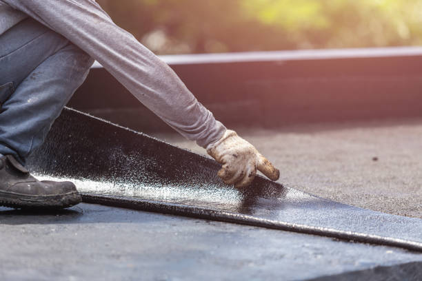 Professional Crawl Space Encapsulation technician working in Burnsville, NC